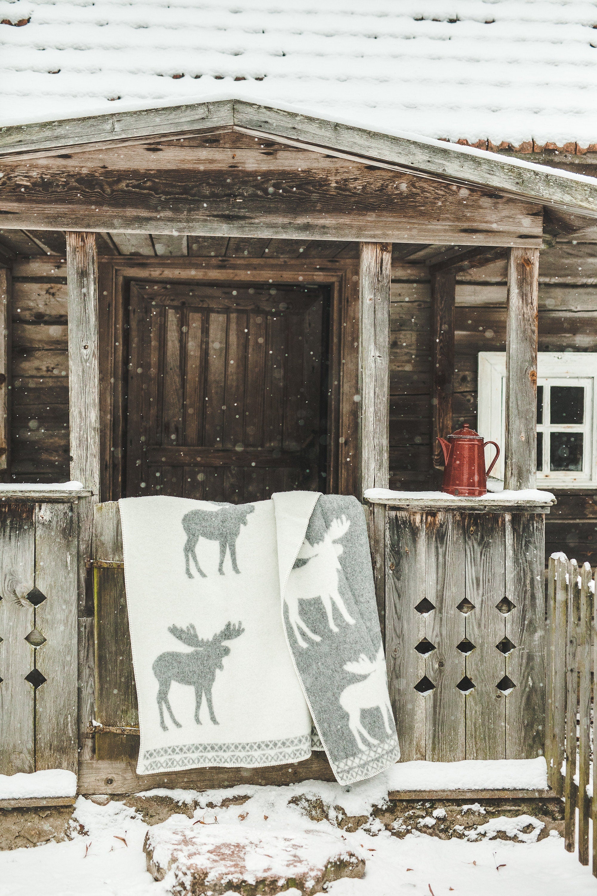 Multiple Colors Wool Blanket Natural New Zealand Wool 130x200cm, Double-sided, Reversible Blanket, Throw Plaid Warm, Moose Gift