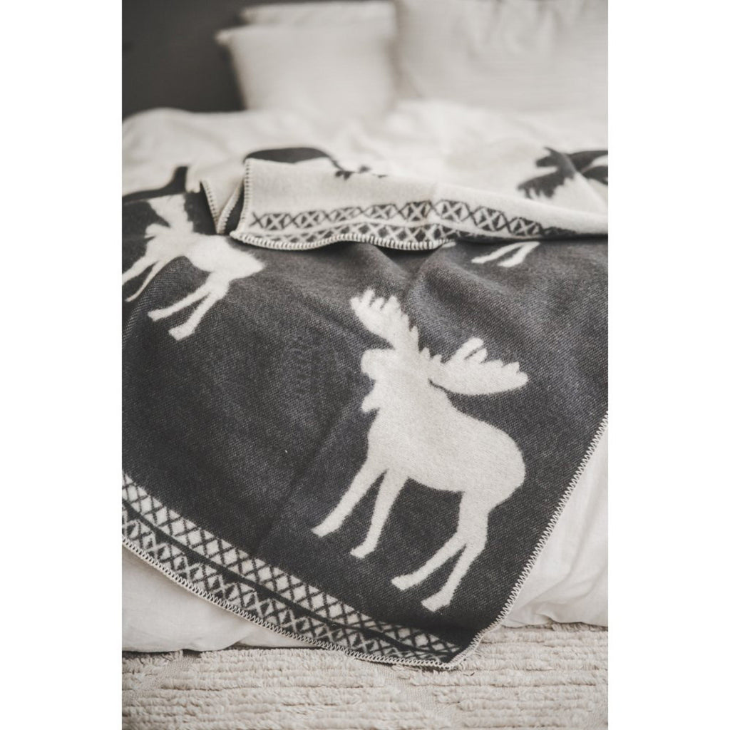 Multiple Colors Wool Blanket Natural New Zealand Wool 130x200cm, Double-sided, Reversible Blanket, Throw Plaid Warm, Moose Gift
