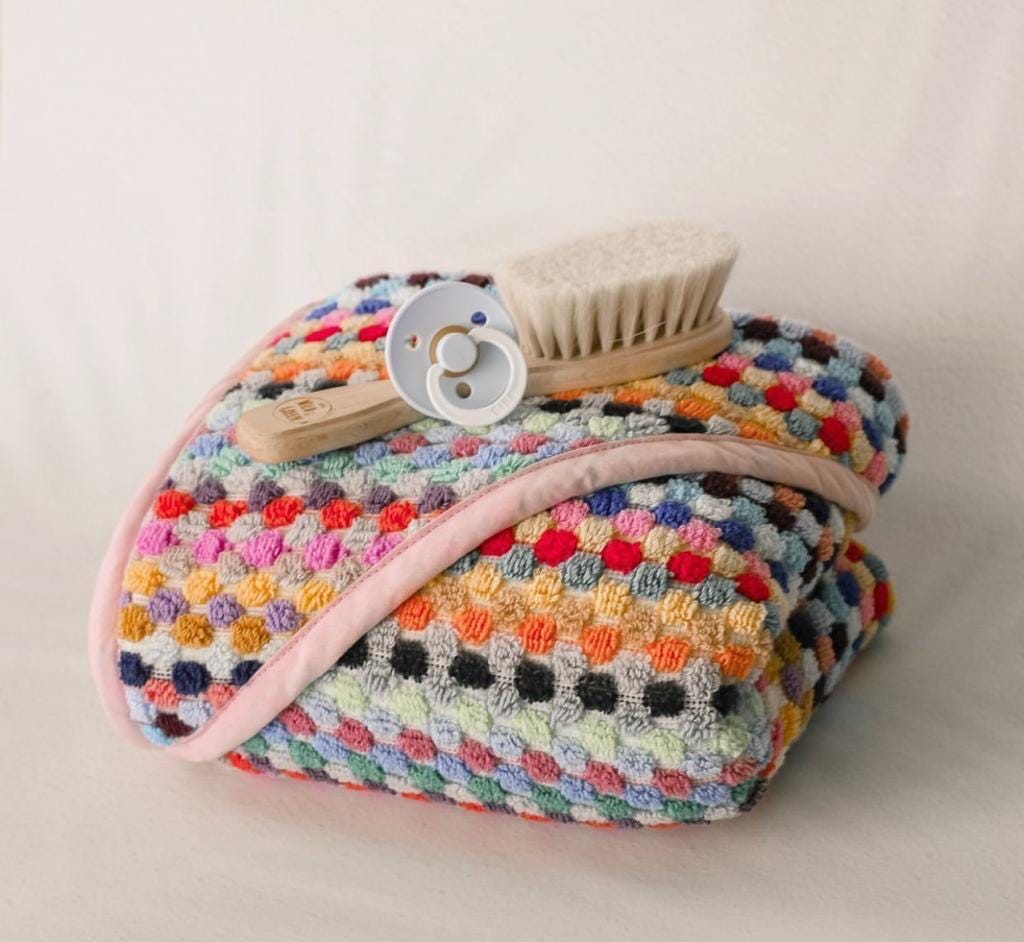 Handwoven Turkish Cotton Baby Swaddle Blanket: Super Soft Hooded Towel