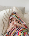 Handwoven Turkish Cotton Baby Swaddle Blanket: Super Soft Hooded Towel