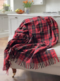 Wallace Tartan Recycled Wool Blanket/Throw by Florence Lilly
