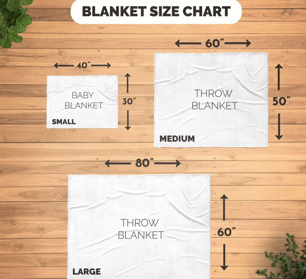 Custom Text Velveteen Plush Blanket, Custom YourDesign Blanket, Customize Blanket, Create Your Own Gift, Choose Font, Color & Background