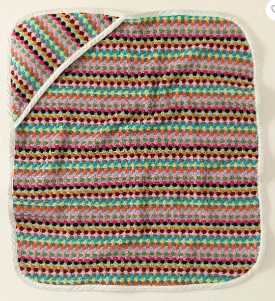 Handwoven Turkish Cotton Baby Swaddle Blanket: Super Soft Hooded Towel