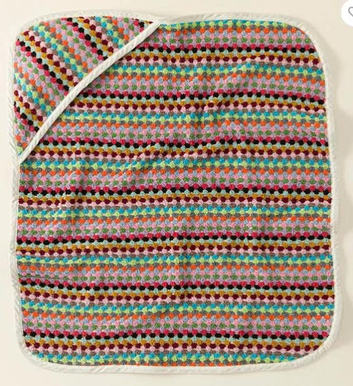 Handwoven Turkish Cotton Baby Swaddle Blanket: Super Soft Hooded Towel